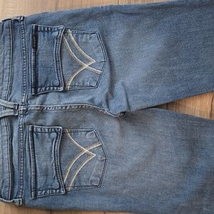 William Rast Flap Pockets Low Rise Flare Stretch Women's Jeans 31